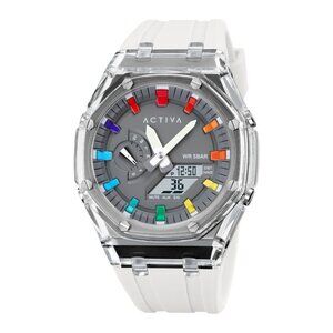 Activa Kaleido x Invicta Men’s Digital Chronograph Watch 53.2mm Modern NEW
